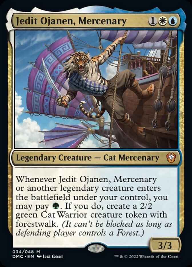 Jedit Ojanen, Mercenary [Dominaria United Commander] | Cracking-Singles
