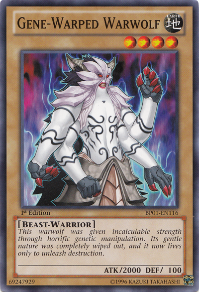Gene-Warped Warwolf [BP01-EN116] Common | Cracking-Singles