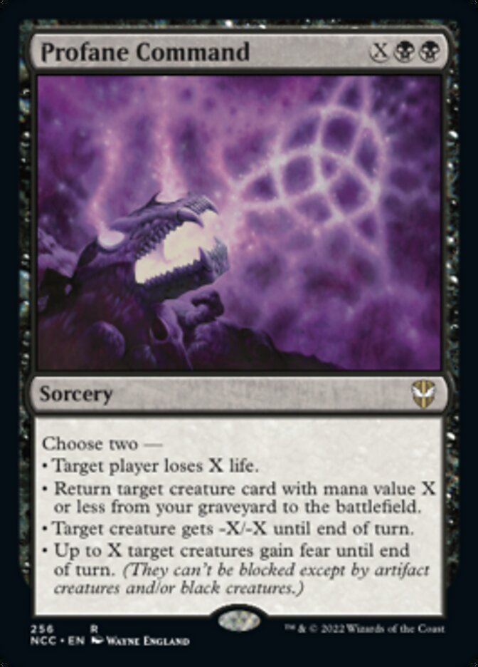 Profane Command [Streets of New Capenna Commander] | Cracking-Singles