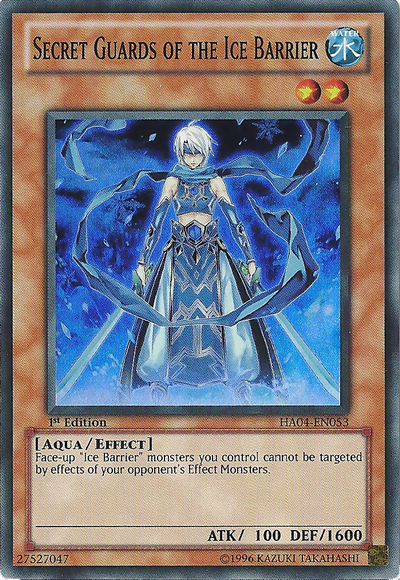 Secret Guards of the Ice Barrier [HA04-EN053] Super Rare | Cracking-Singles