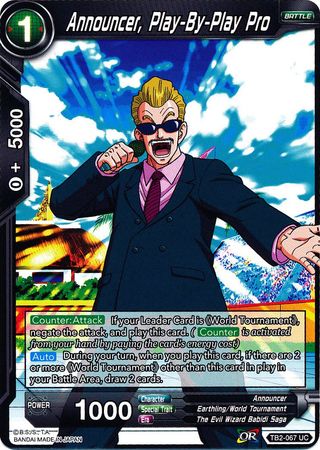 Announcer, Play-By-Play Pro [TB2-067] | Cracking-Singles