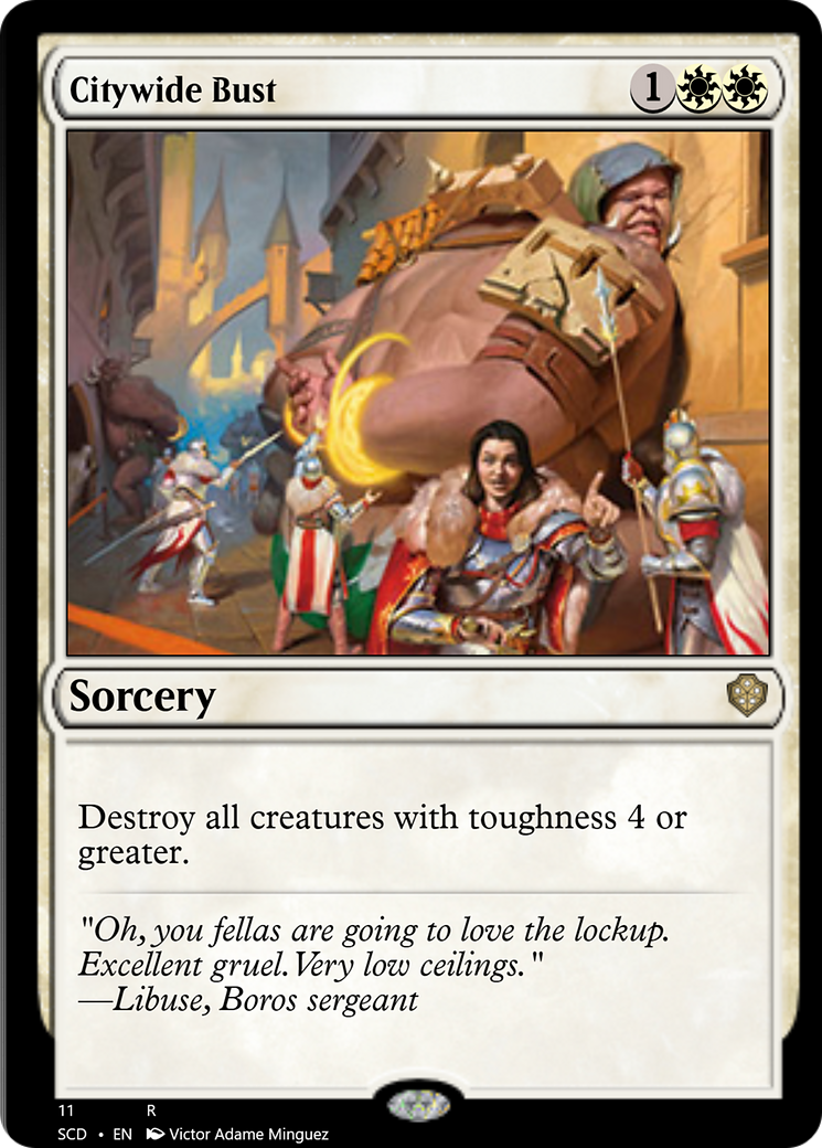 Citywide Bust [Starter Commander Decks] | Cracking-Singles
