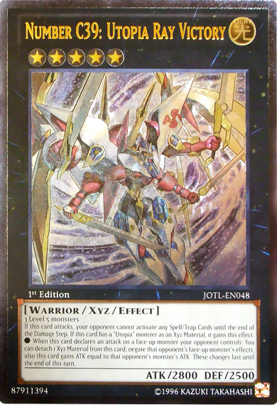 Number C39: Utopia Ray Victory (UTR) [JOTL-EN048] Ultimate Rare | Cracking-Singles