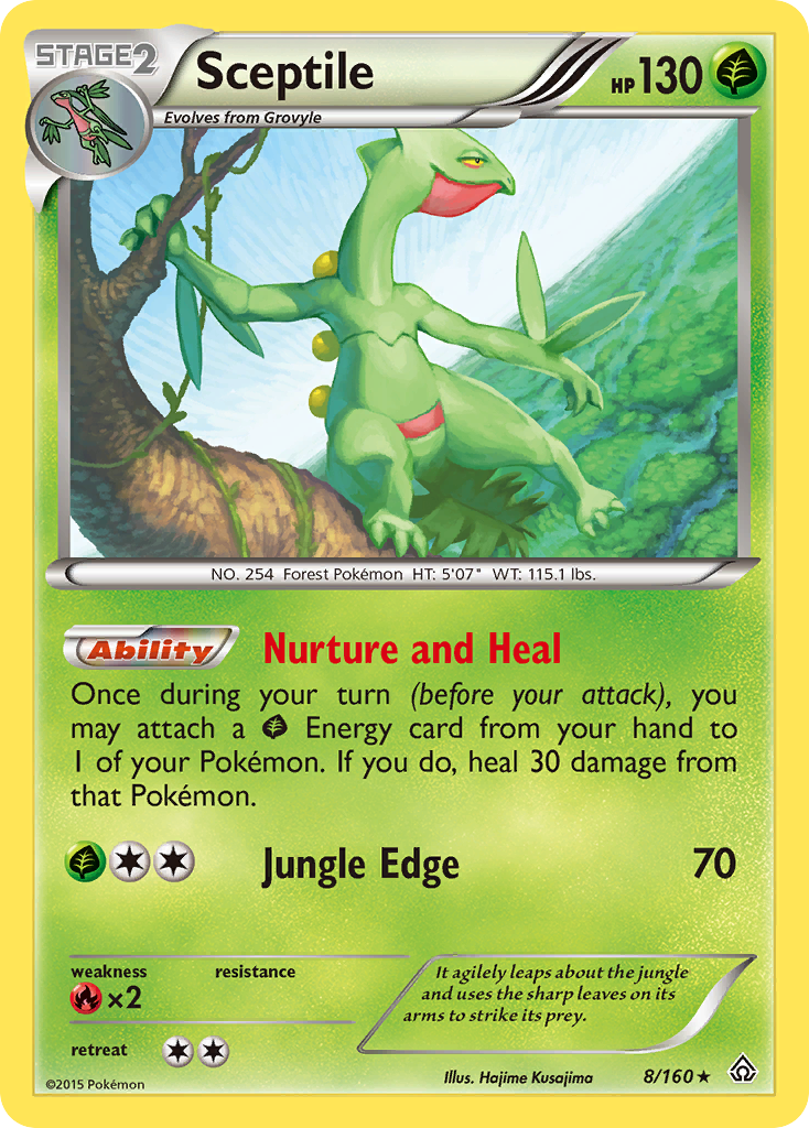 Sceptile (8/160) [XY: Primal Clash] | Cracking-Singles