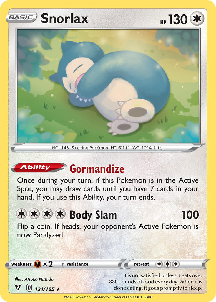 Snorlax (131/185) [Sword & Shield: Vivid Voltage] | Cracking-Singles