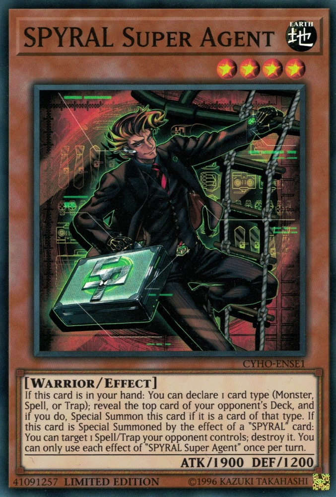 SPYRAL Super Agent [CYHO-ENSE1] Super Rare | Cracking-Singles