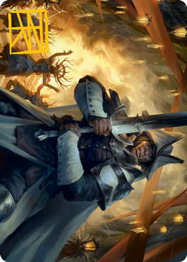 Ritual Guardian Art Card (Gold-Stamped Signature) [Innistrad: Midnight Hunt Art Series] | Cracking-Singles