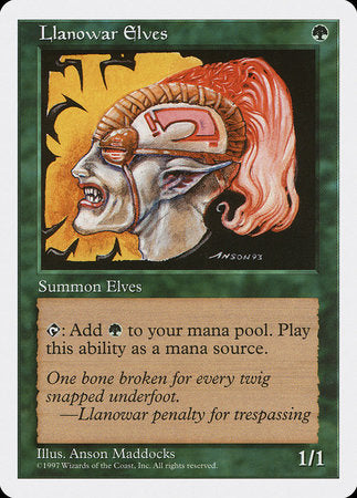 Llanowar Elves [Fifth Edition] | Cracking-Singles
