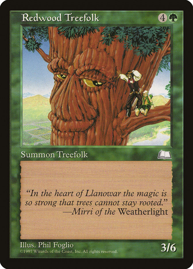 Redwood Treefolk [Weatherlight] | Cracking-Singles
