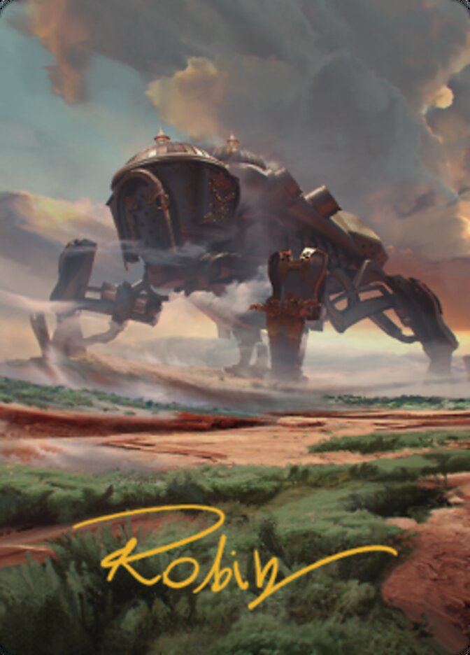 Plains (2) Art Card (Gold-Stamped Signature) [The Brothers' War Art Series] | Cracking-Singles