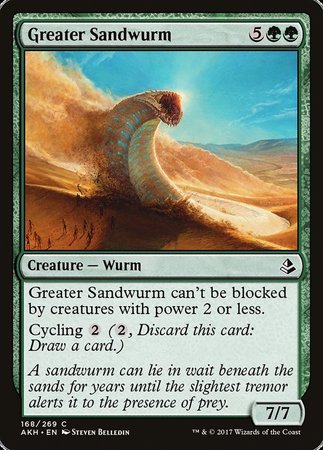 Greater Sandwurm [Amonkhet] | Cracking-Singles