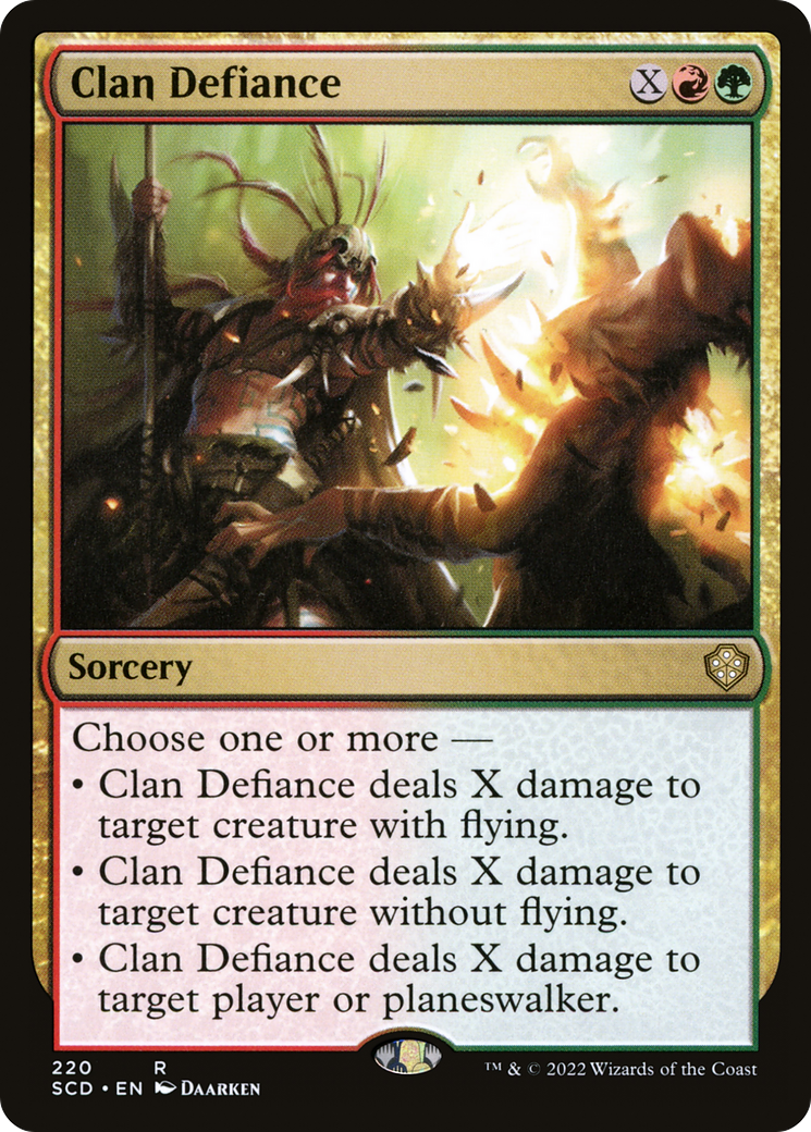 Clan Defiance [Starter Commander Decks] | Cracking-Singles