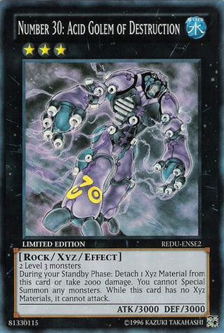 Number 30: Acid Golem of Destruction [REDU-ENSE2] Super Rare | Cracking-Singles