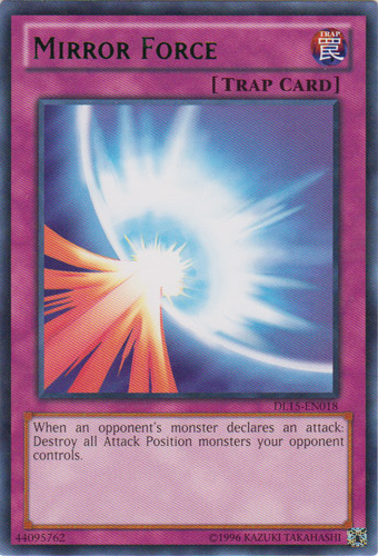 Mirror Force (Green) [DL15-EN018] Rare | Cracking-Singles