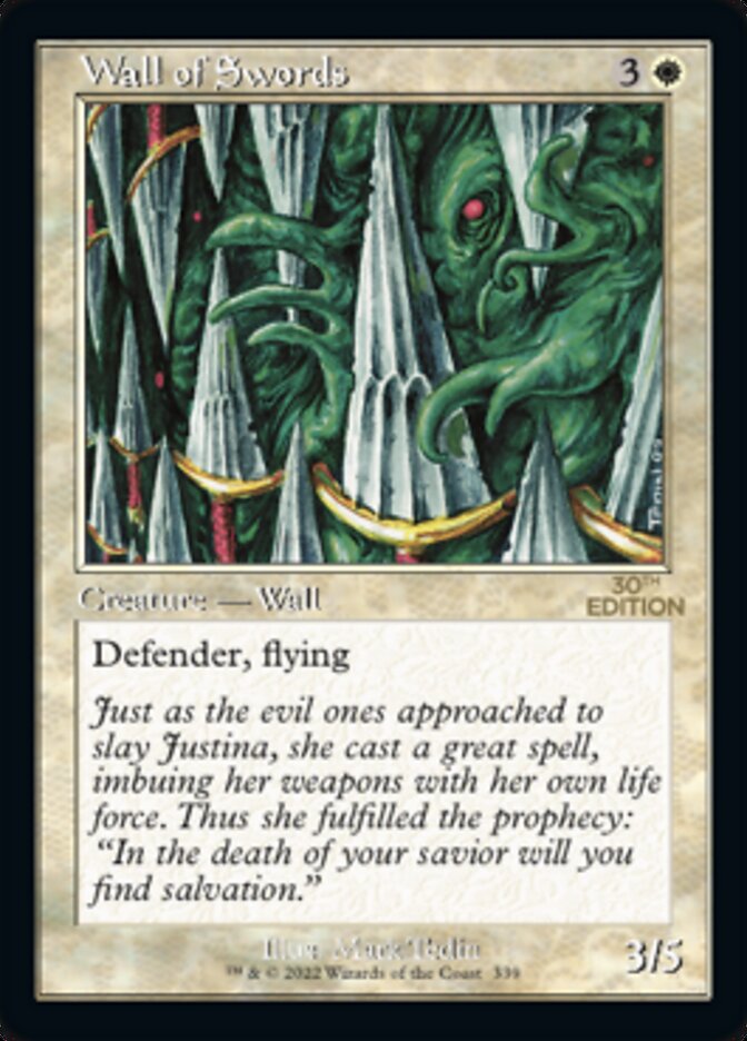 Wall of Swords (Retro) [30th Anniversary Edition] | Cracking-Singles