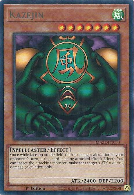 Kazejin [MAZE-EN033] Rare | Cracking-Singles