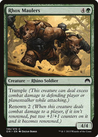 Rhox Maulers [Magic Origins] | Cracking-Singles