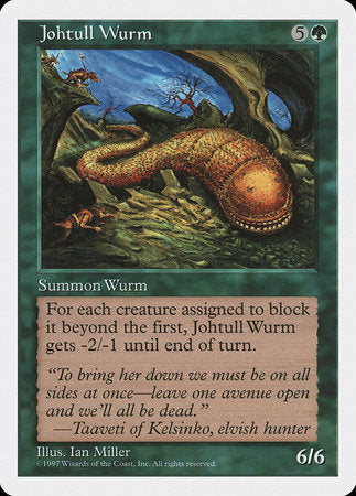 Johtull Wurm [Fifth Edition] | Cracking-Singles