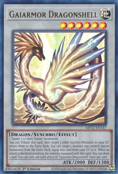Gaiarmor Dragonshell [MP22-EN147] Ultra Rare | Cracking-Singles