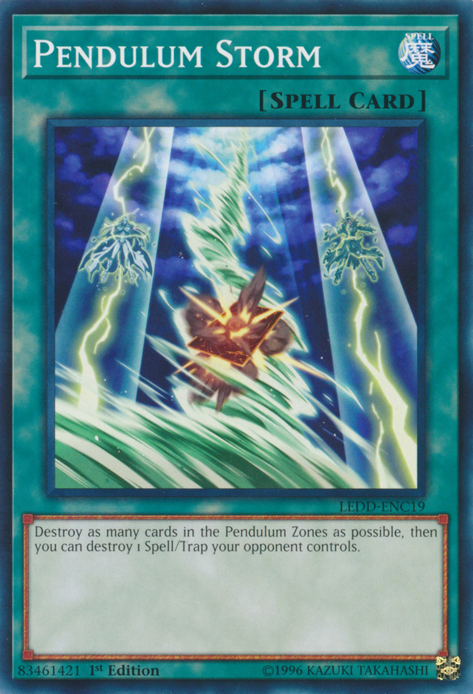 Pendulum Storm [LEDD-ENC19] Common | Cracking-Singles