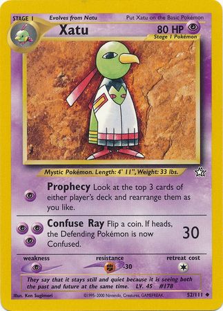 Xatu (52/111) [Neo Genesis Unlimited] | Cracking-Singles