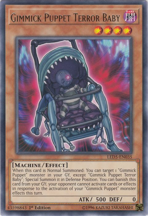 Gimmick Puppet Terror Baby [LED5-EN035] Rare | Cracking-Singles