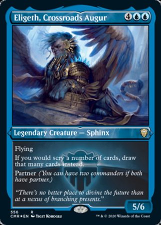 Eligeth, Crossroads Augur (Foil Etched) [Commander Legends] | Cracking-Singles