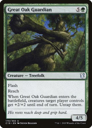 Great Oak Guardian [Commander 2019] | Cracking-Singles