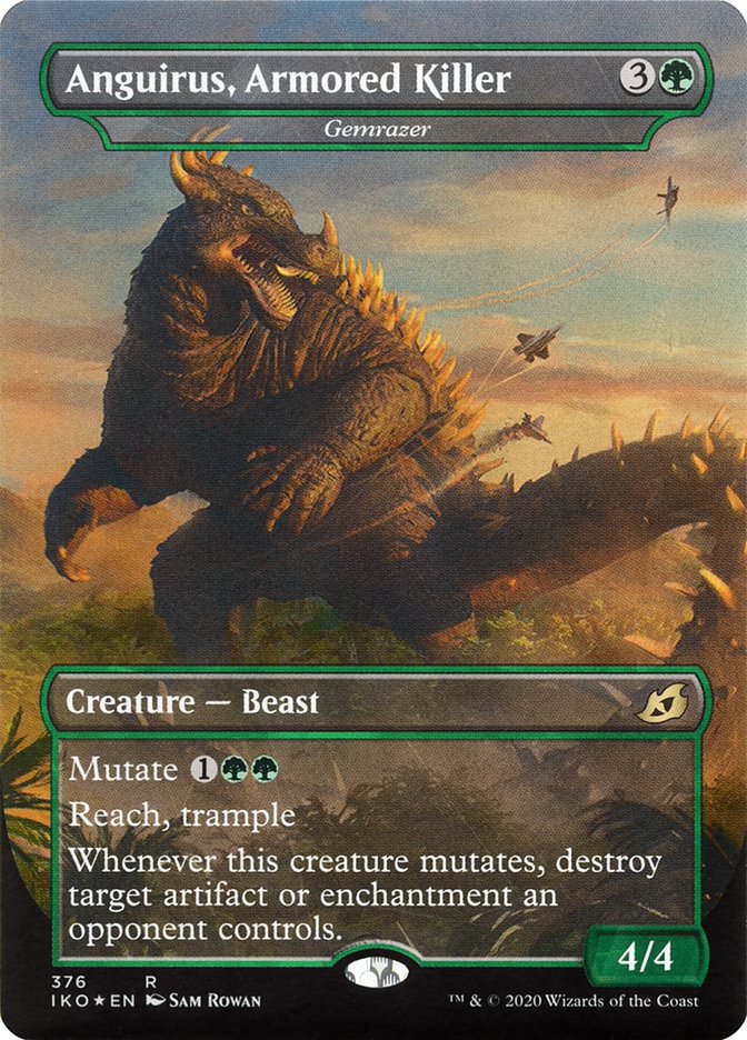 Gemrazer - Anguirus, Armored Killer (Extended Art) [Ikoria: Lair of Behemoths] | Cracking-Singles