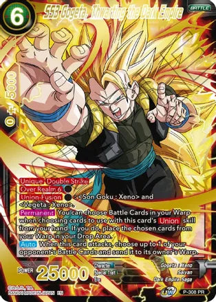 SS3 Gogeta, Thwarting the Dark Empire (Gold Stamped) [P-308] | Cracking-Singles
