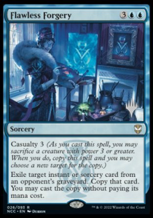 Flawless Forgery (Promo Pack) [Streets of New Capenna Commander Promos] | Cracking-Singles