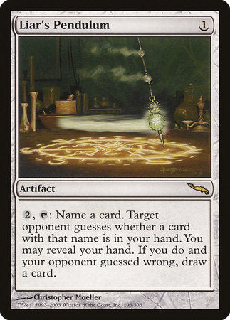 Liar's Pendulum [Mirrodin] | Cracking-Singles