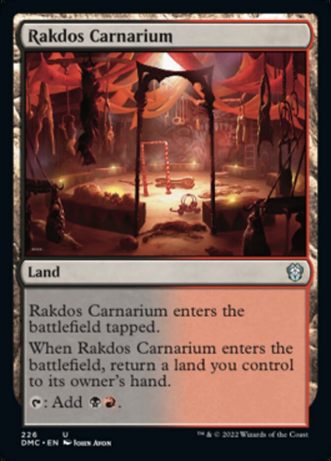 Rakdos Carnarium [Dominaria United Commander] | Cracking-Singles