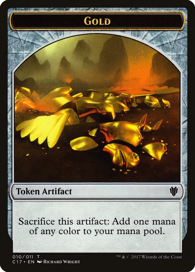 Gold Token [Commander 2017 Tokens] | Cracking-Singles