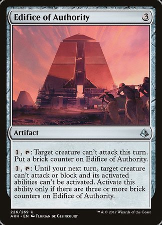 Edifice of Authority [Amonkhet] | Cracking-Singles