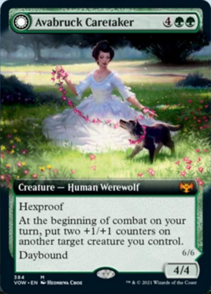 Avabruck Caretaker // Hollowhenge Huntmaster (Extended) [Innistrad: Crimson Vow] | Cracking-Singles