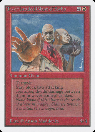 Two-Headed Giant of Foriys [Unlimited Edition] | Cracking-Singles