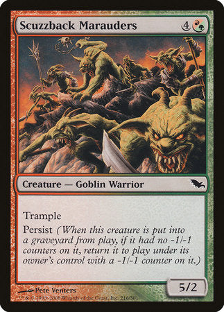 Scuzzback Marauders [Shadowmoor] | Cracking-Singles