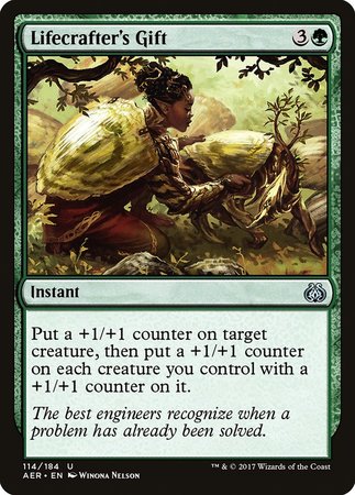 Lifecrafter's Gift [Aether Revolt] | Cracking-Singles
