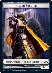 Human Soldier // Servo Double-sided Token [Double Masters Tokens] | Cracking-Singles