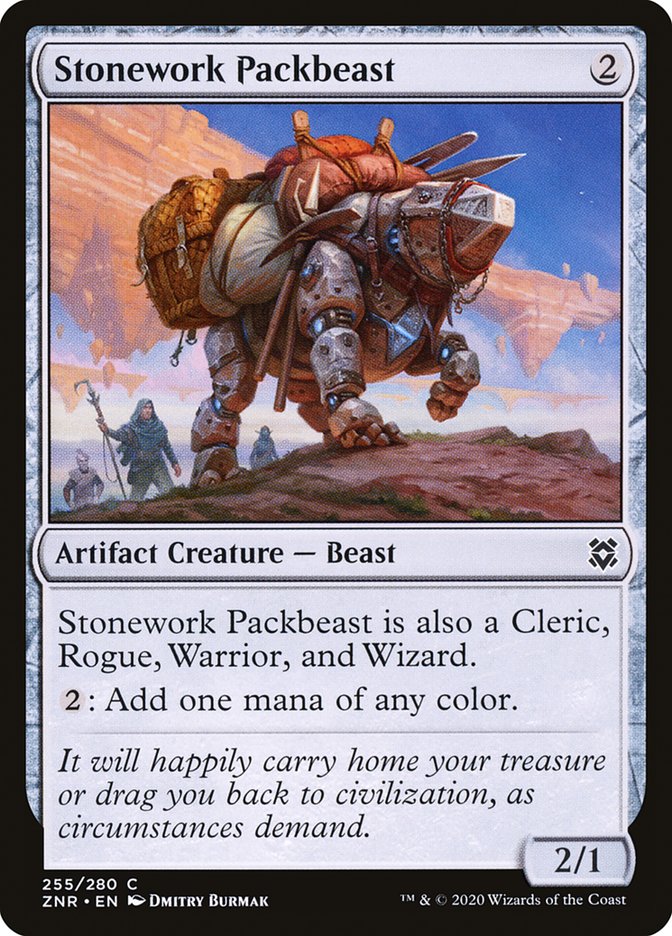 Stonework Packbeast [Zendikar Rising] | Cracking-Singles