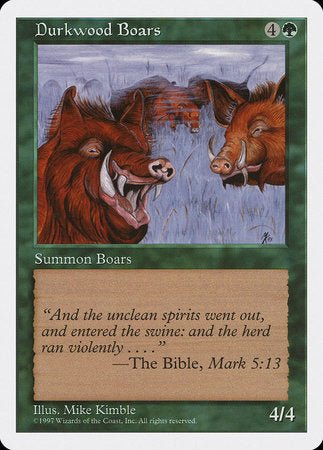 Durkwood Boars [Fifth Edition] | Cracking-Singles