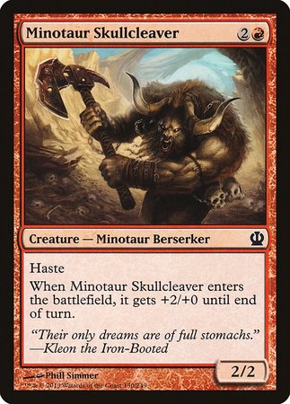Minotaur Skullcleaver [Theros] | Cracking-Singles