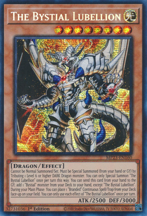 The Bystial Lubellion [MP23-EN160] Prismatic Secret Rare | Cracking-Singles