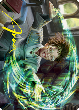 Eureka Moment Art Card (Gold-Stamped Signature) [Strixhaven: School of Mages Art Series] | Cracking-Singles