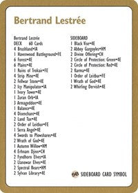 1996 Bertrand Lestree Decklist Card [World Championship Decks] | Cracking-Singles