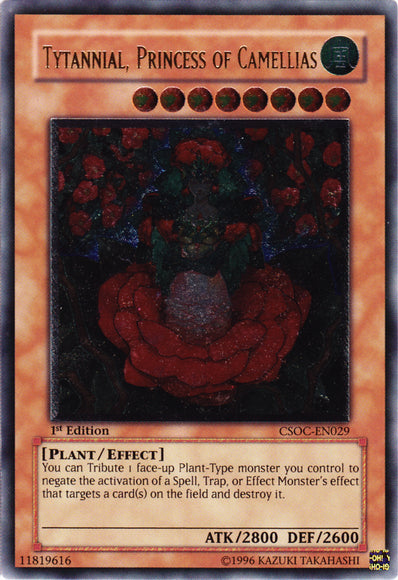 Tytannial, Princess of Camellias (UTR) [CSOC-EN029] Ultimate Rare | Cracking-Singles