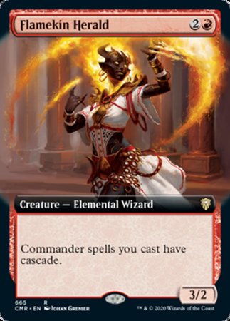 Flamekin Herald (Extended Art) [Commander Legends] | Cracking-Singles