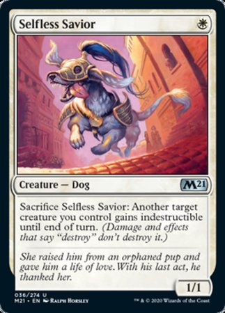 Selfless Savior [Core Set 2021] | Cracking-Singles