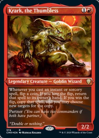 Krark, the Thumbless (Foil Etched) [Commander Legends] | Cracking-Singles